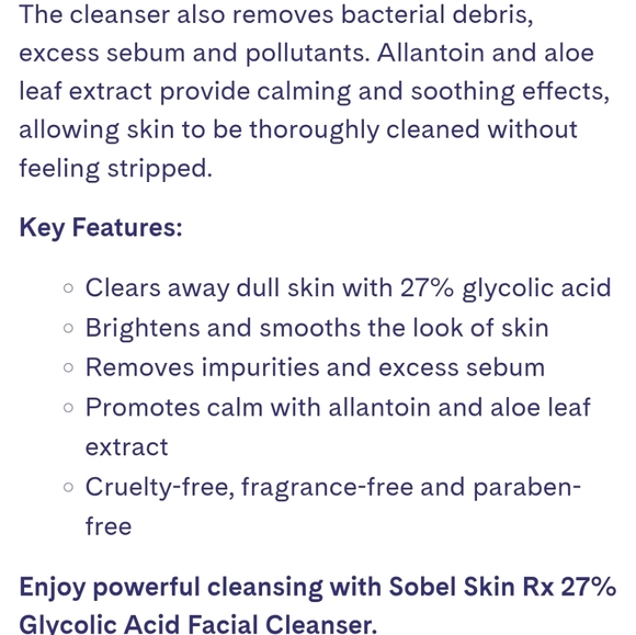 Sobel Skin RX Cleanse - Picture 7 of 7